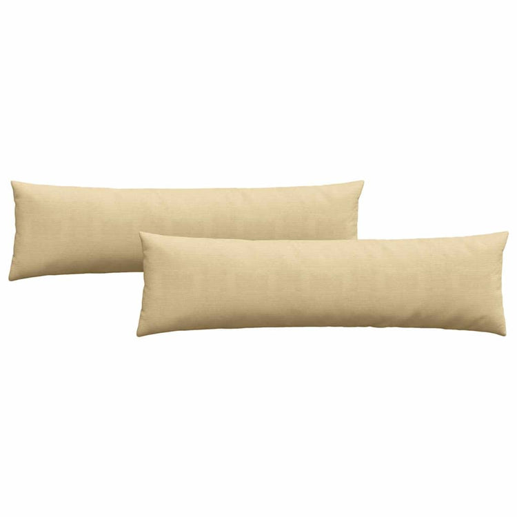 Vidaxl sofa kussens 2 stuks grijs groen 145 x 40 cm cordstof