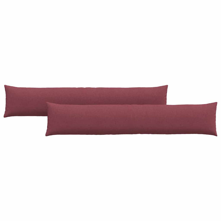 Vidaxl sofa kussens 2 st stof wijnrood 200 x 40 cm