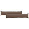 Vidaxl sofa kussens 2 pcs bruin 200 x 40 cm stof