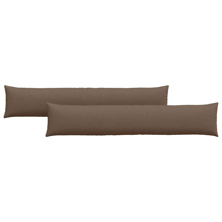 Vidaxl sofa kussens 2 st stof bruin 200 x 40 cm