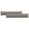 Vidaxl sofa kussens 2 pcs taupe 200 x 40 cm stof