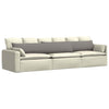 Vidaxl sofa kussens 2 pcs taupe 200 x 40 cm stof