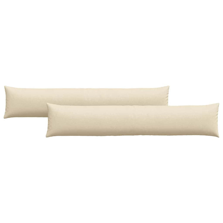 Vidaxl sofa kussens 2 st stof crème 200 x 40 cm