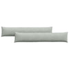 Vidaxl sofa kussens 2 stuks lichtgrijs 200 x 40 cm cordstof