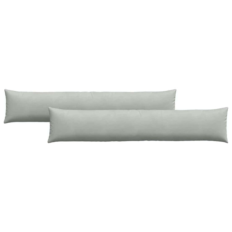 Vidaxl sofa kussens 2 stuks lichtgrijs 200 x 40 cm cordstof