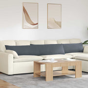 Vidaxl sofa kussens 2 stuks donkergrijs 200 x 40 cm cordstof - afbeelding 1