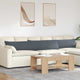 Vidaxl sofa kussens 2 stuks donkergrijs 200 x 40 cm cordstof