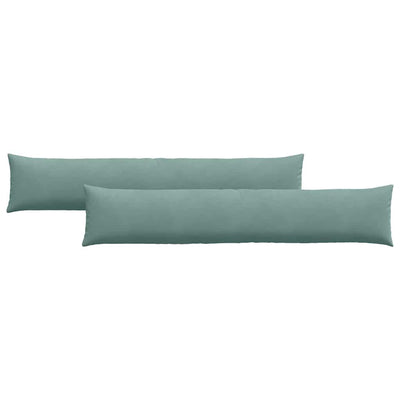Vidaxl sofa kussens 2 stuks zeegroen 200 x 40 cm cordstof