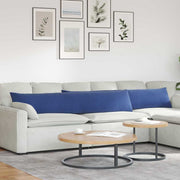 Vidaxl sofa kussens 2 stuks politieblauw 200 x 40 cm cordstof - afbeelding 1