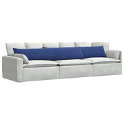 Vidaxl sofa kussens 2 stuks politieblauw 200 x 40 cm cordstof - afbeelding 3
