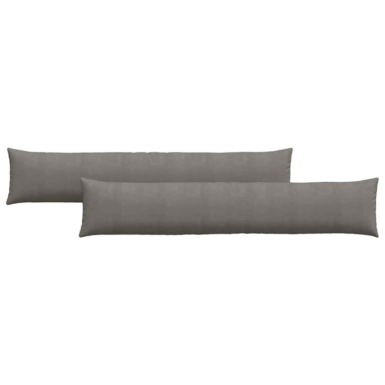 Vidaxl sofa kussens 2 stuks lichtgrijs 200 x 40 cm cordstof