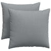 Vidaxl sofa kussens 2 pcs lichtgrijs 45 x 45 cm stof