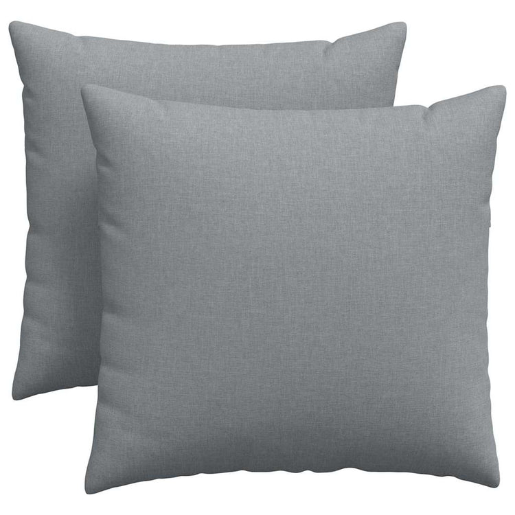 Vidaxl sofa kussens 2 st stof lichtgrijs 45 x 45 cm