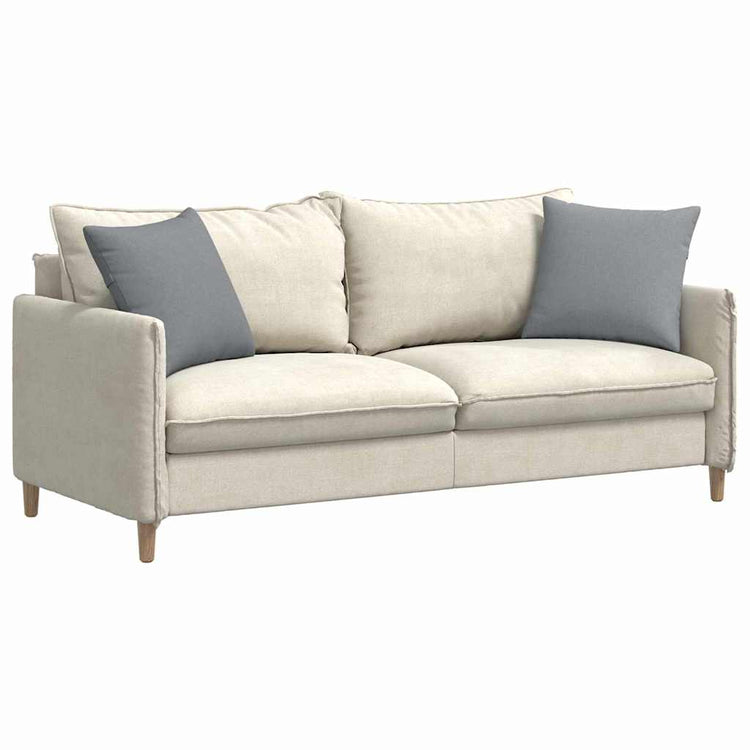 Vidaxl sofa kussens 2 st stof lichtgrijs 45 x 45 cm