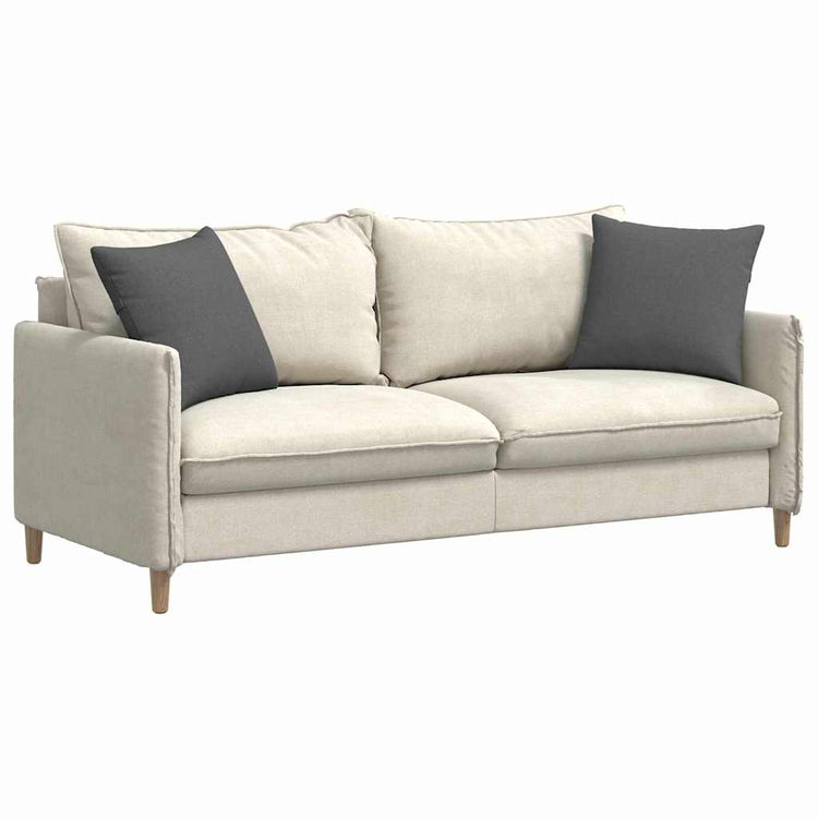 Vidaxl sofa kussens 2 st stof donkergrijs 45 x 45 cm