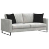 Vidaxl sofa kussens 2 pcs zwart 45 x 45 cm stof