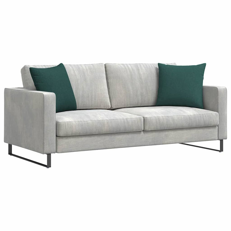 Vidaxl sofa kussens 2 st stof donkergroen 45 x 45 cm