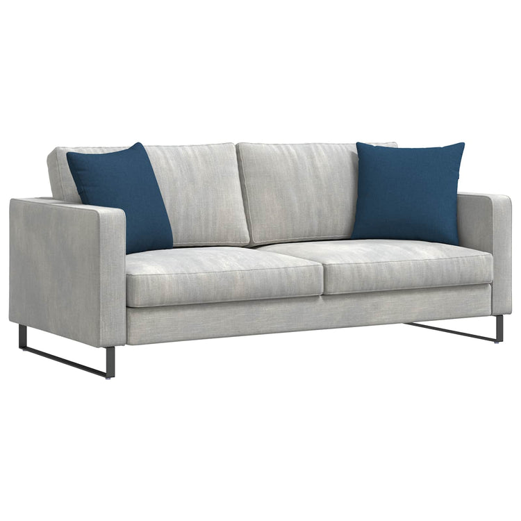 Vidaxl sofa kussens 2 st stof blauw 45 x 45 cm