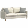 Vidaxl sofa kussens 2 stuks lichtgrijs 45 x 45 cm stof