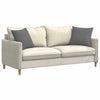 Vidaxl sofa kussens 2 stuks donkergrijs 45 x 45 cm stof