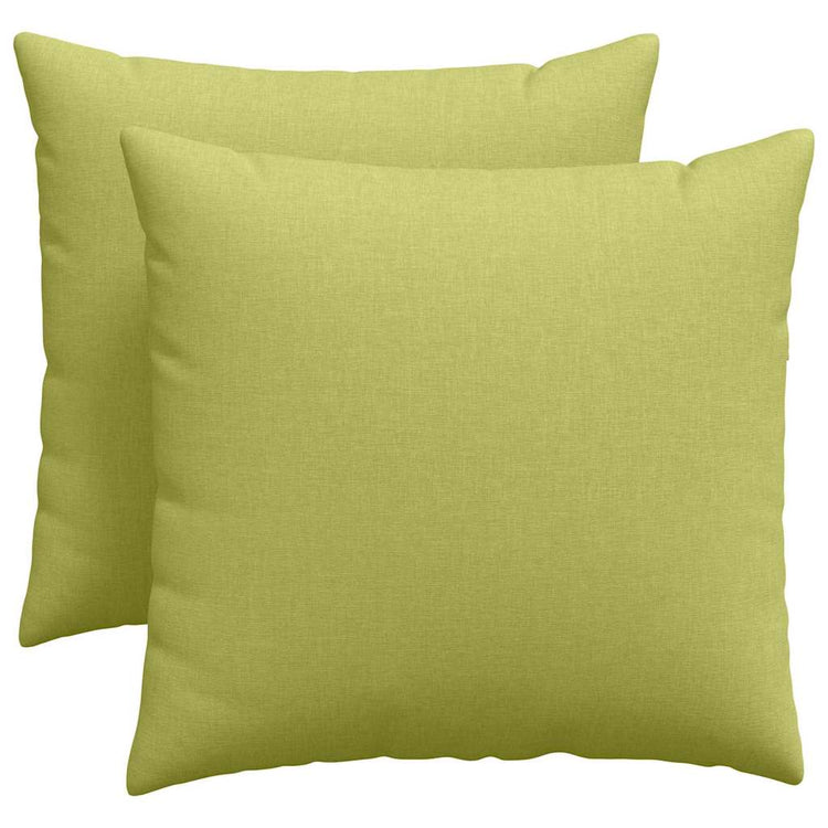 Vidaxl sofa kussens 2 pcs lichtgroen 50 x 50 cm stof