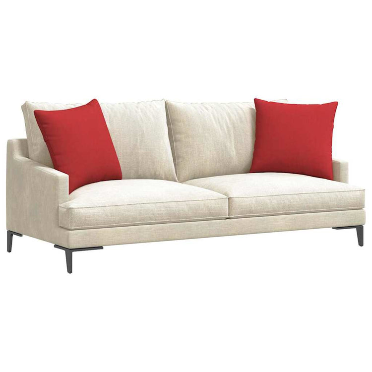 Vidaxl sofa kussens 2 st stof rood 50 x 50 cm