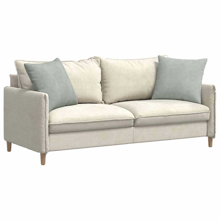 Vidaxl sofa kussens 2 stuks lichtgrijs 50 x 50 cm cordstof