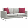 Vidaxl sofa kussens 2 stuks wijnrood 50 x 50 cm cordstof