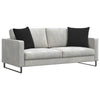 Vidaxl sofa kussens 2 stuks zwart 50 x 50 cm cordstof