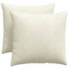 Vidaxl sofa kussens 2 stuks crème 50 x 50 cm cordstof
