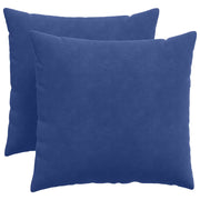 Vidaxl sofa kussens 2 stuks politieblauw 50 x 50 cm cordstof - afbeelding 2