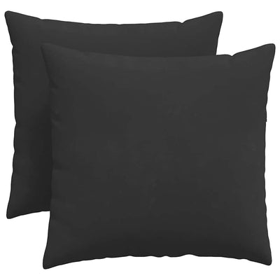 Vidaxl sofa kussens 2 st stof zwart 50 x 50 cm