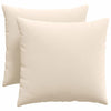 Vidaxl sofa kussens 2 stuks beige 50 x 50 cm stof