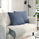 Vidaxl sofa kussens 2 stuks blauw 50 x 50 cm cordstof