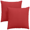 Vidaxl sofa kussens 2 pcs rood 60 x 60 cm stof