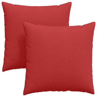 Vidaxl sofa kussens 2 st stof rood 60 x 60 cm