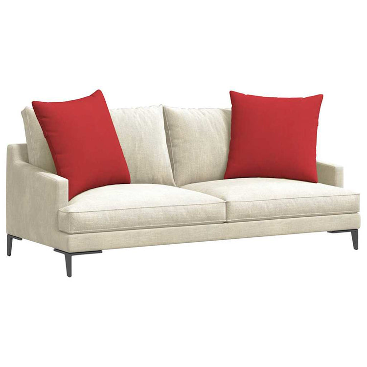 Vidaxl sofa kussens 2 st stof rood 60 x 60 cm