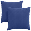 Vidaxl sofa kussens 2 stuks politieblauw 60 x 60 cm cordstof