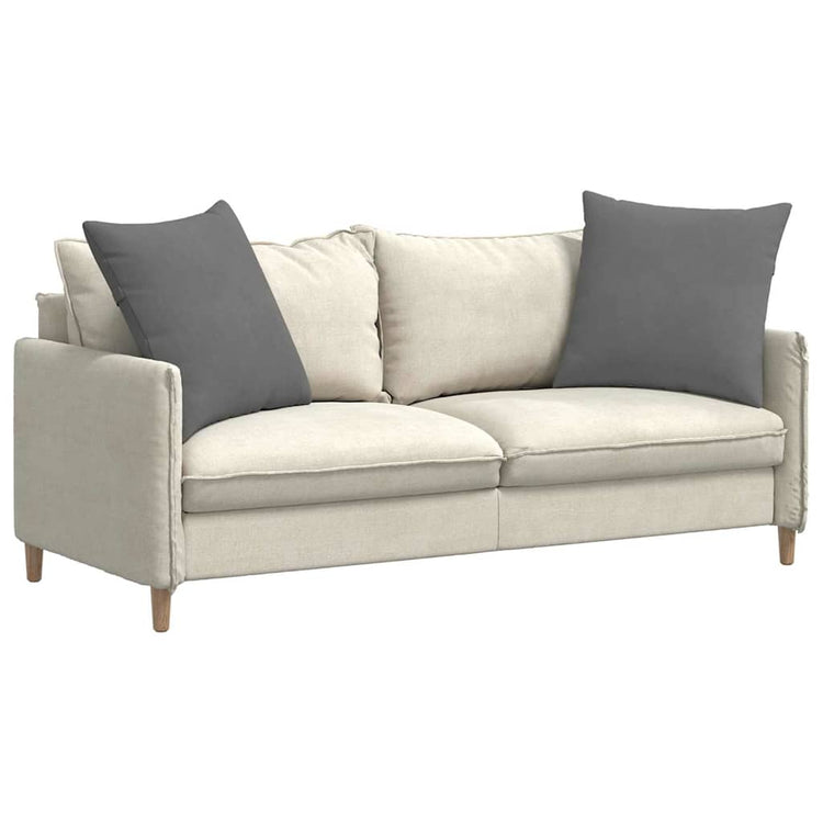 Vidaxl sofa kussens 2 st stof donkergrijs 60 x 60 cm