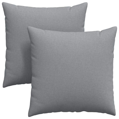 Vidaxl sofa kussens 2 st stof lichtgrijs 80 x 80 cm