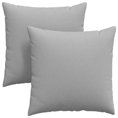 Vidaxl sofa kussens 2 st stof wolkengrijs 80 x 80 cm