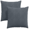 Vidaxl sofa kussens 2 stuks donkergrijs 80 x 80 cm cordstof