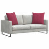 Vidaxl sofa kussens 2 stuks wijnrood 80 x 80 cm cordstof