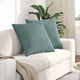 Vidaxl sofa kussens 2 stuks zeegroen 80 x 80 cm cordstof