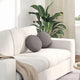 Vidaxl zitkussens 2 st stof taupe ø30 x 13 cm