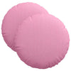Vidaxl zitkussens 2 pcs roze ø40 x 13 cm stof
