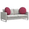 Vidaxl zitkussens 2 pcs wijnrood ø 80 x 29 cm fluweel