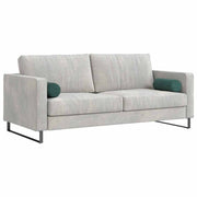 Vidaxl bolster kussens 2 stuks donkergroen ø 15 x 40 cm cordstof - afbeelding 3