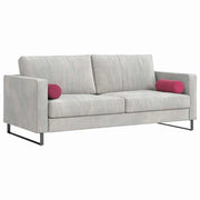 Vidaxl bolster kussens 2 stuks wijnrood ø 15 x 40 cm cordstof - afbeelding 3