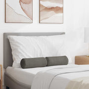 Vidaxl bolster kussens 2 st katoen stof lichtgrijs ø 15 x 40 cm - afbeelding 1